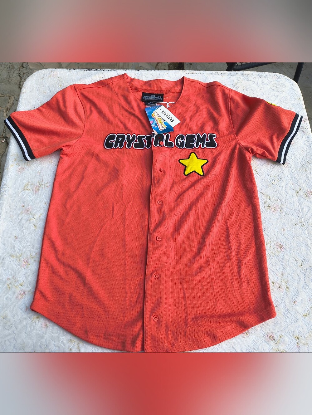 NWT Steven Universe Crystal Gems Baseball Jersey